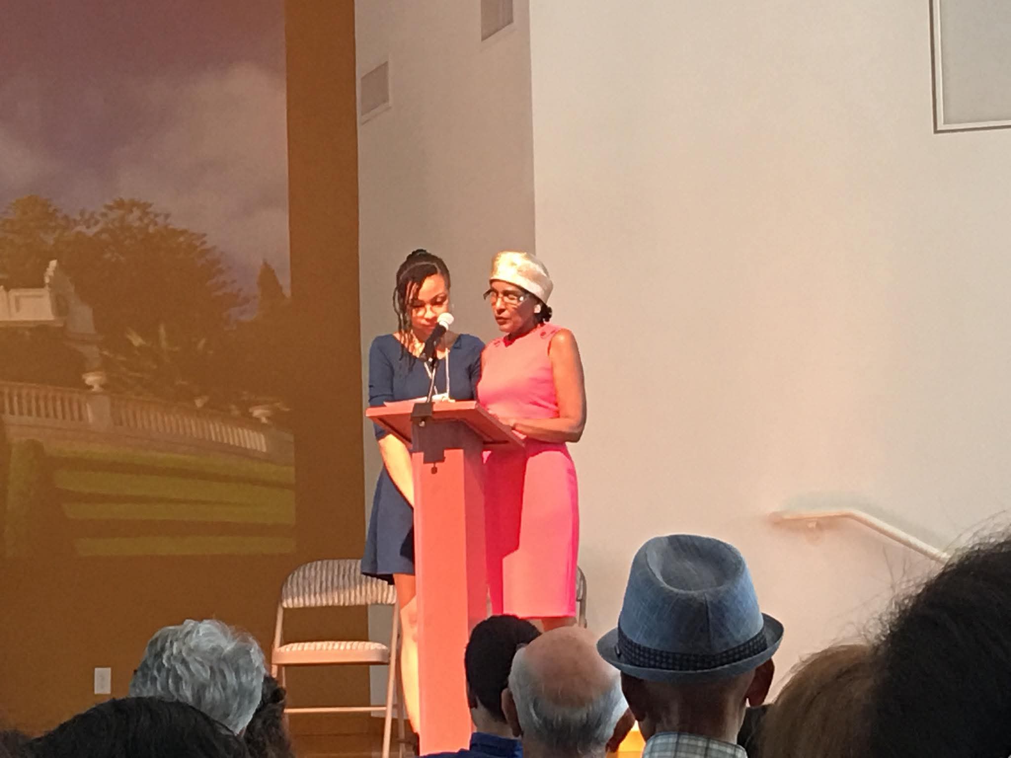 Dr. Barbara Talley and Radiance Talley performing together